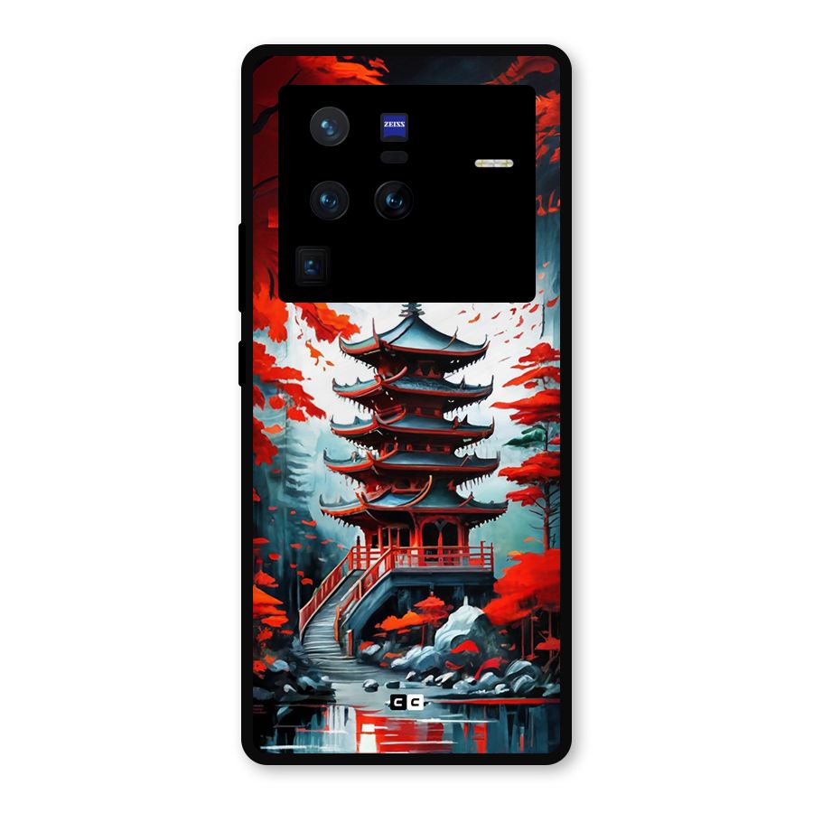 Ancient Painting Metal Back Case for Vivo X80 Pro