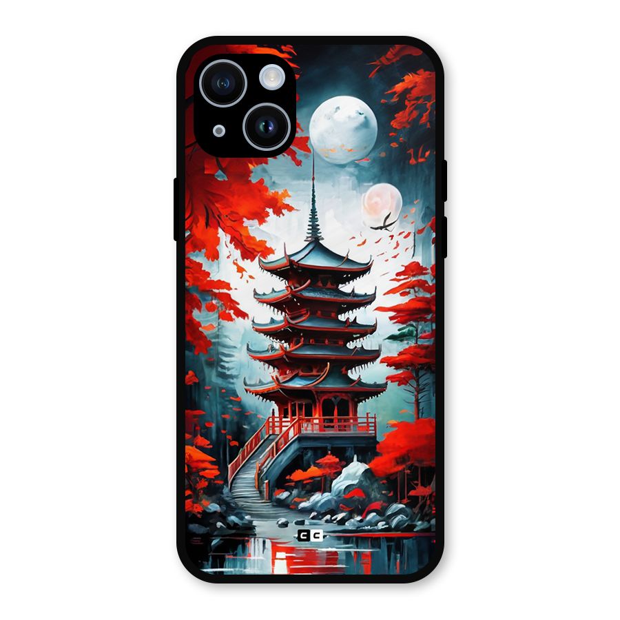 Ancient Painting Metal Back Case for iPhone 14