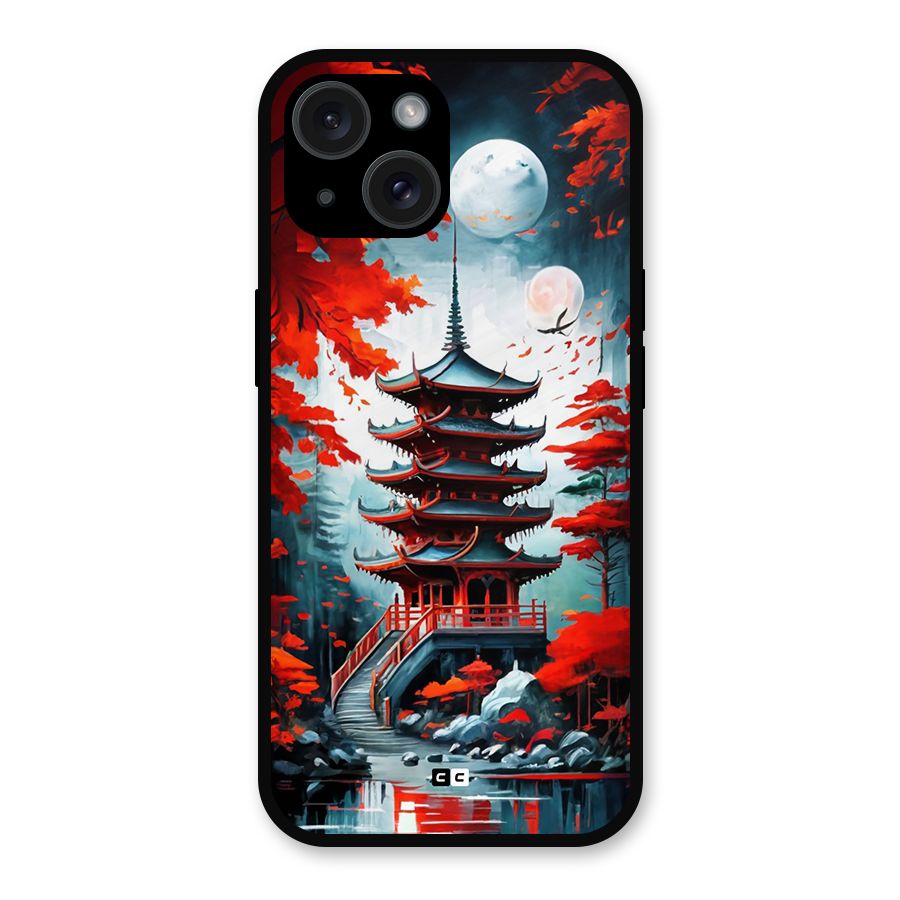 Ancient Painting Metal Back Case for iPhone 15