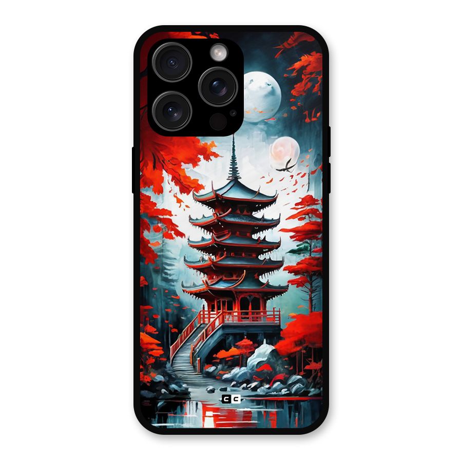 Ancient Painting Metal Back Case for iPhone 15 Pro Max