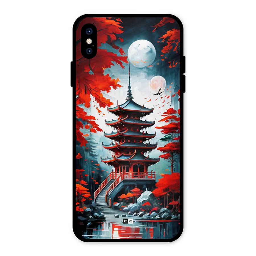 Ancient Painting Metal Back Case for iPhone XS Max