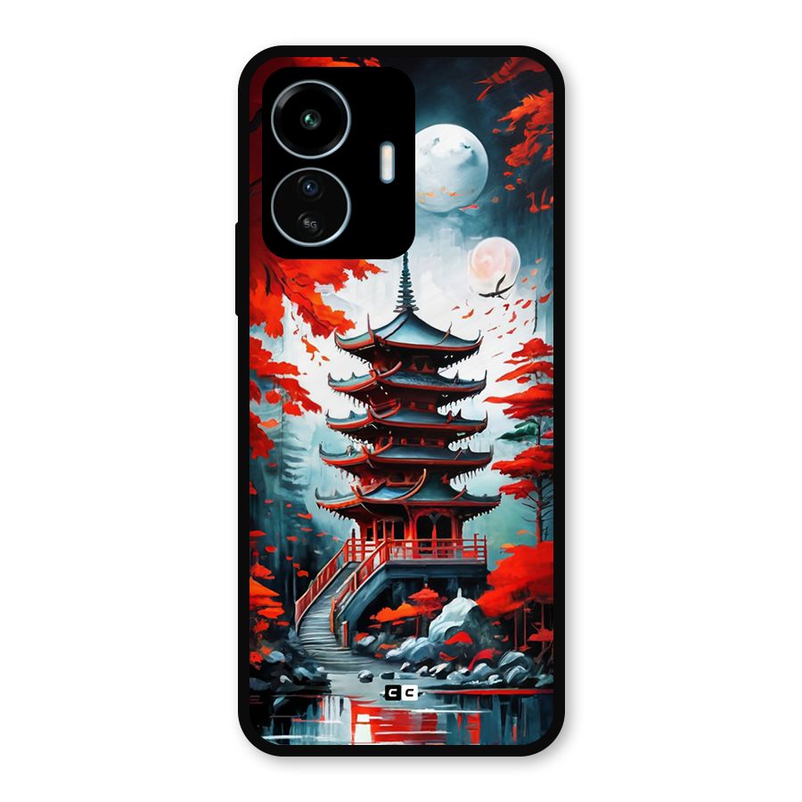 Ancient Painting Metal Back Case for vivo iQOO Z6 Lite 5G