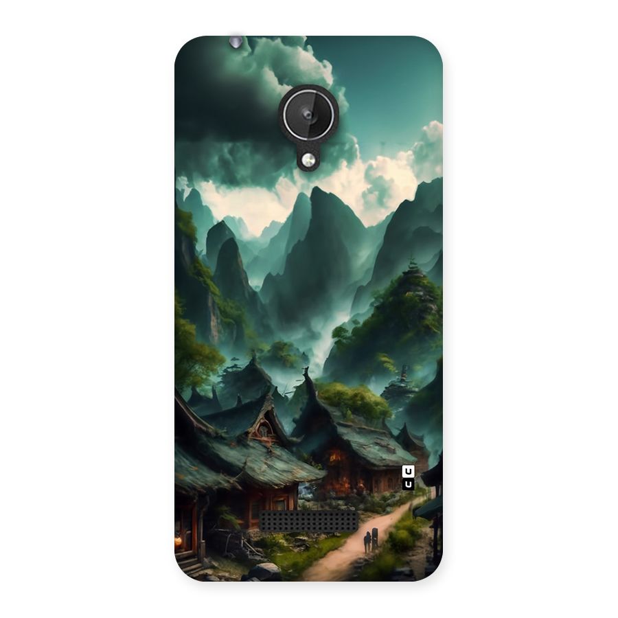 Ancient Village Back Case for Canvas Spark Q380