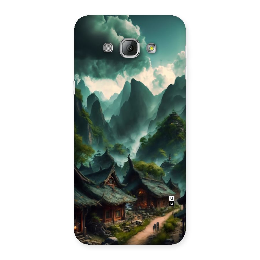 Ancient Village Back Case for Galaxy A8