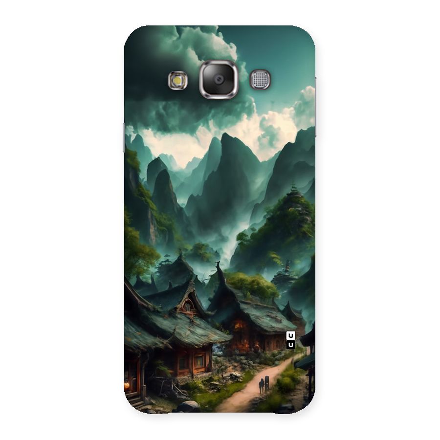 Ancient Village Back Case for Galaxy E7