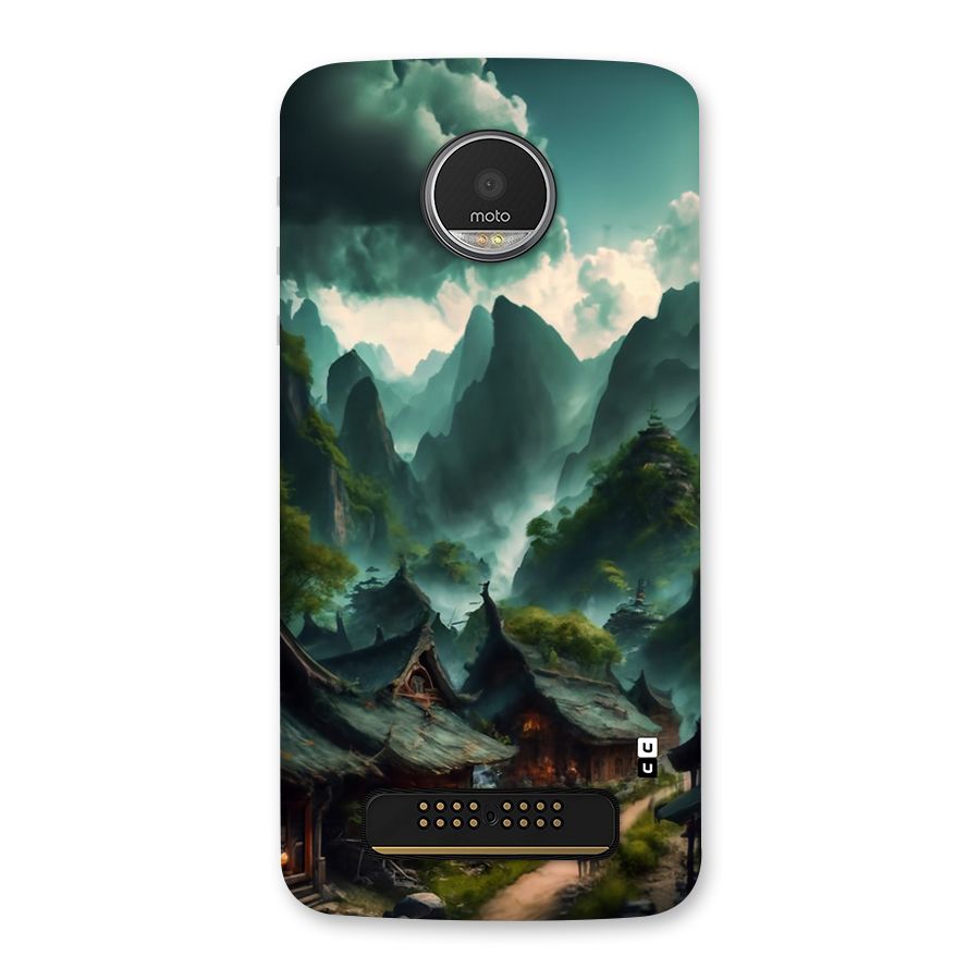 Ancient Village Back Case for Moto Z Play