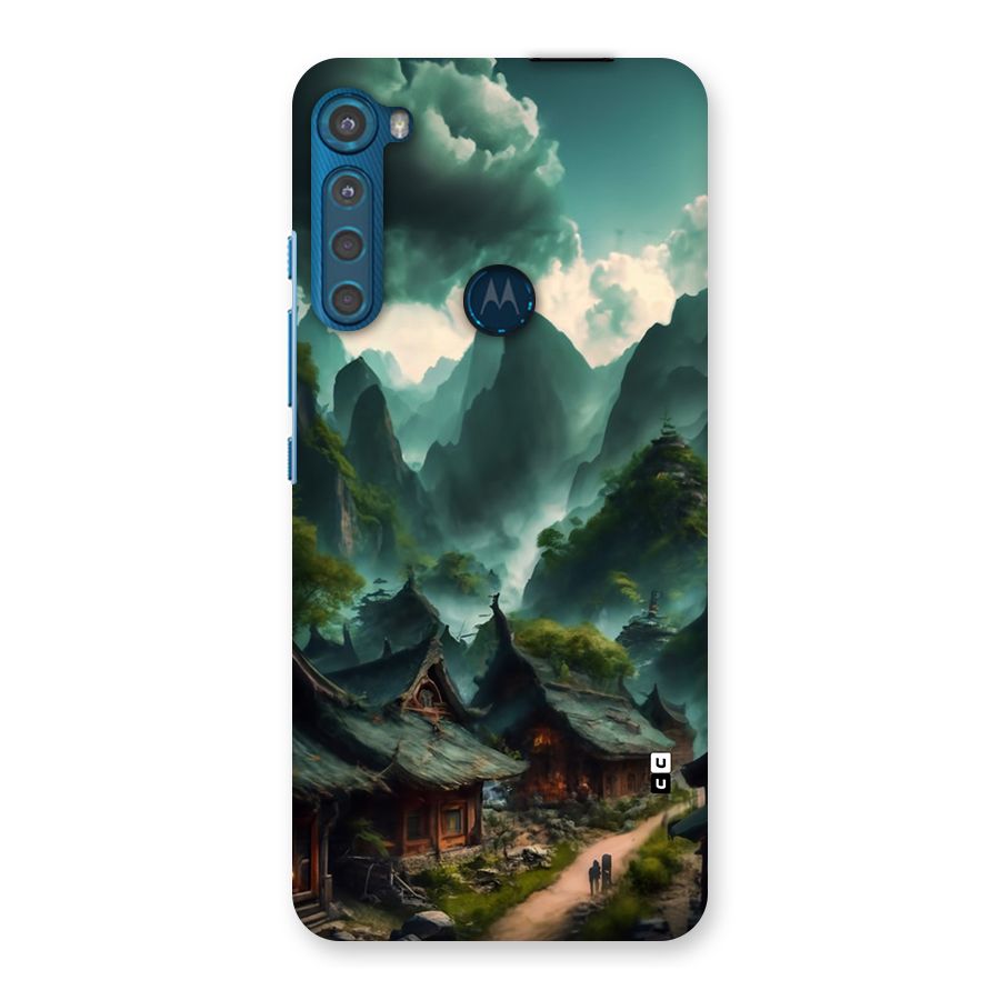 Ancient Village Back Case for Motorola One Fusion Plus