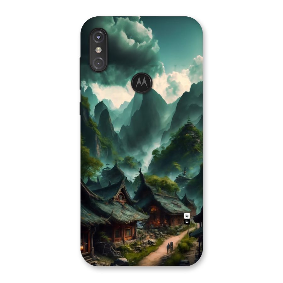 Ancient Village Back Case for Motorola One Power