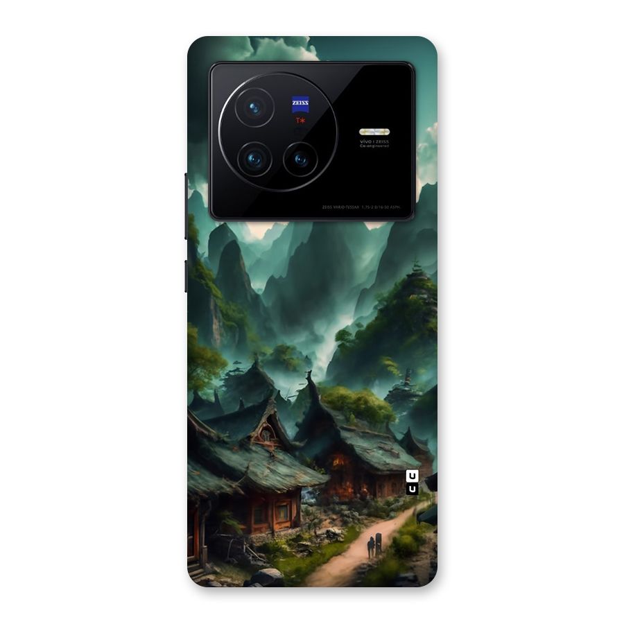 Ancient Village Back Case for Vivo X80