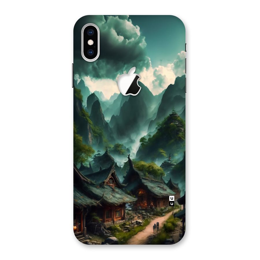 Ancient Village Back Case for iPhone XS Max Apple Cut