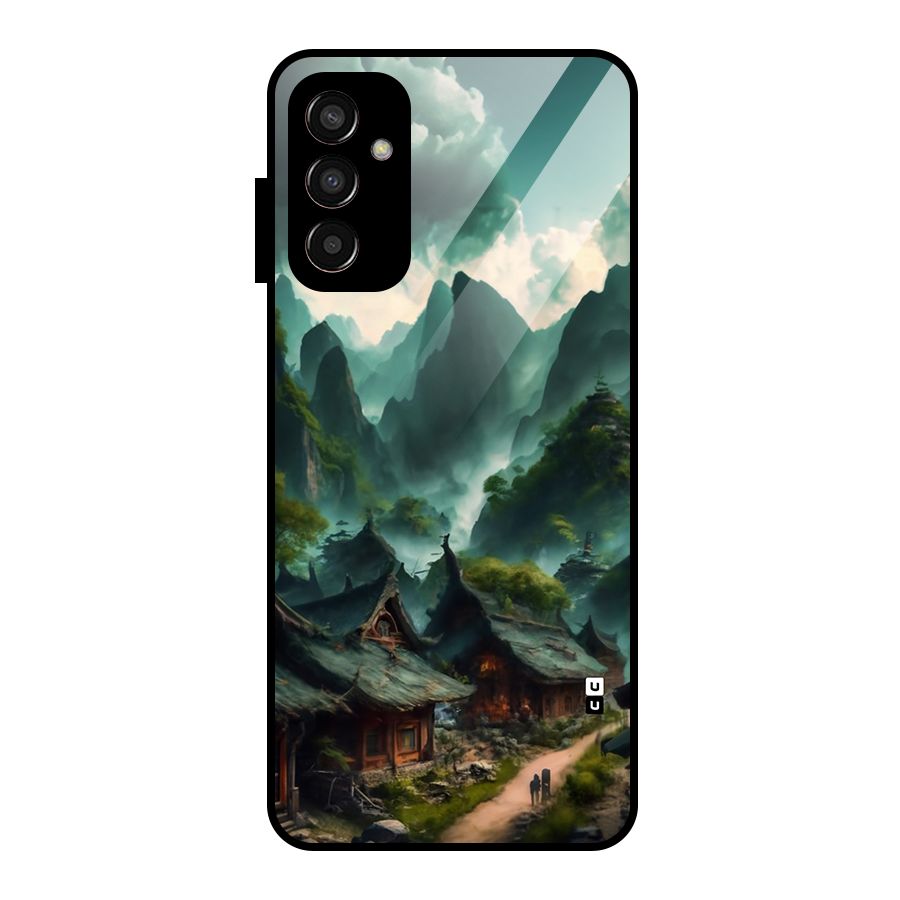 Ancient Village Glass Back Case for Galaxy F13