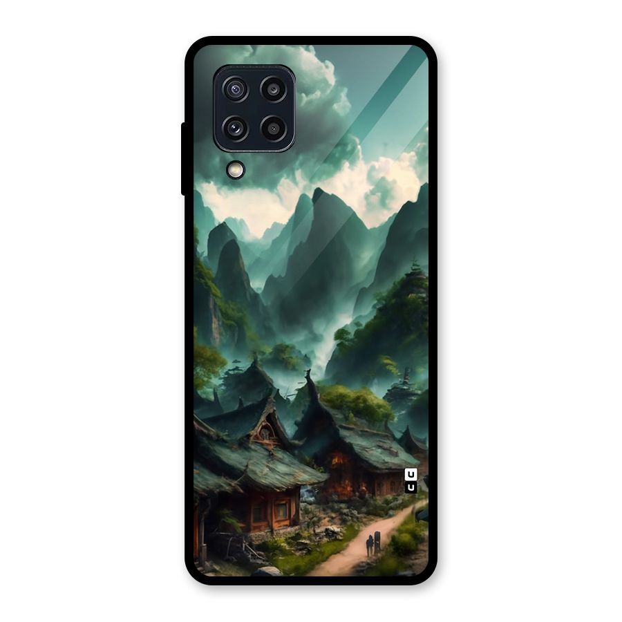 Ancient Village Glass Back Case for Galaxy M32