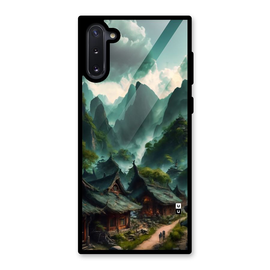 Ancient Village Glass Back Case for Galaxy Note 10
