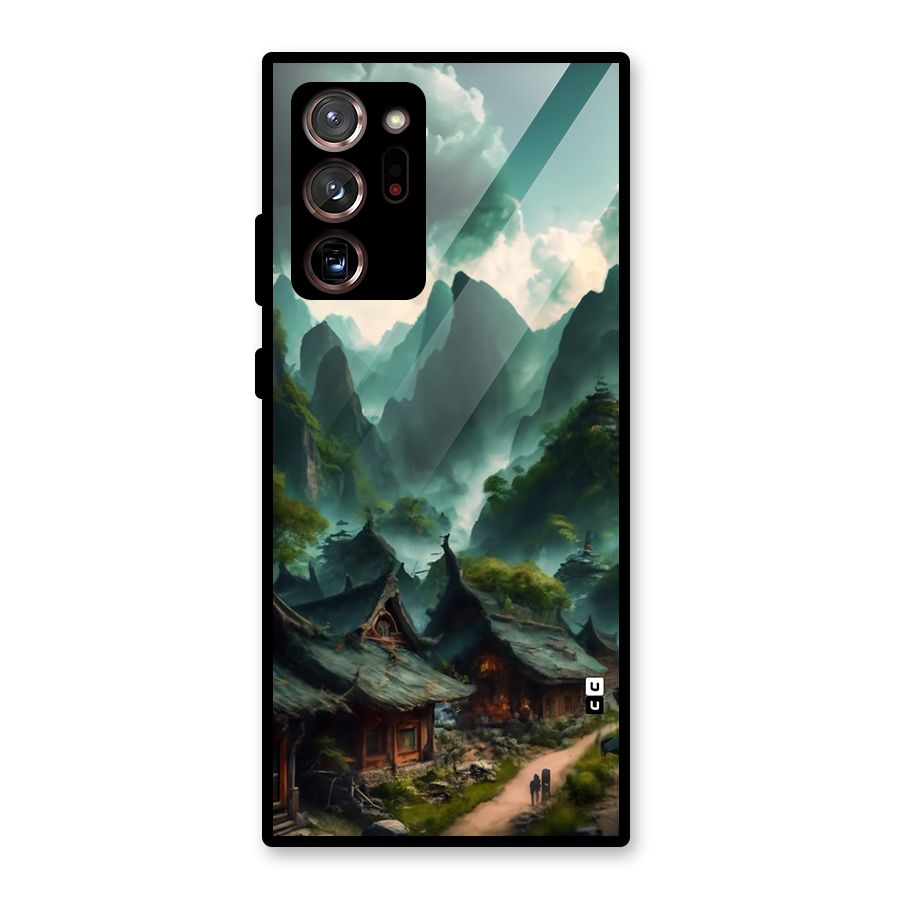 Ancient Village Glass Back Case for Galaxy Note 20 Ultra 5G