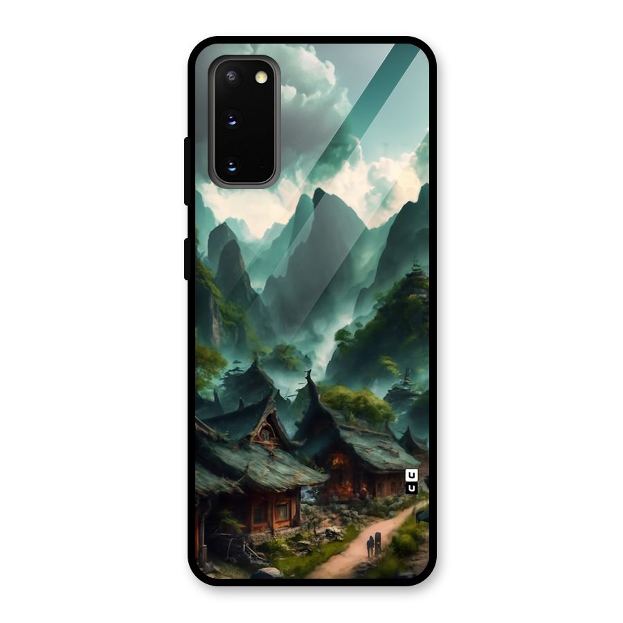 Ancient Village Glass Back Case for Galaxy S20
