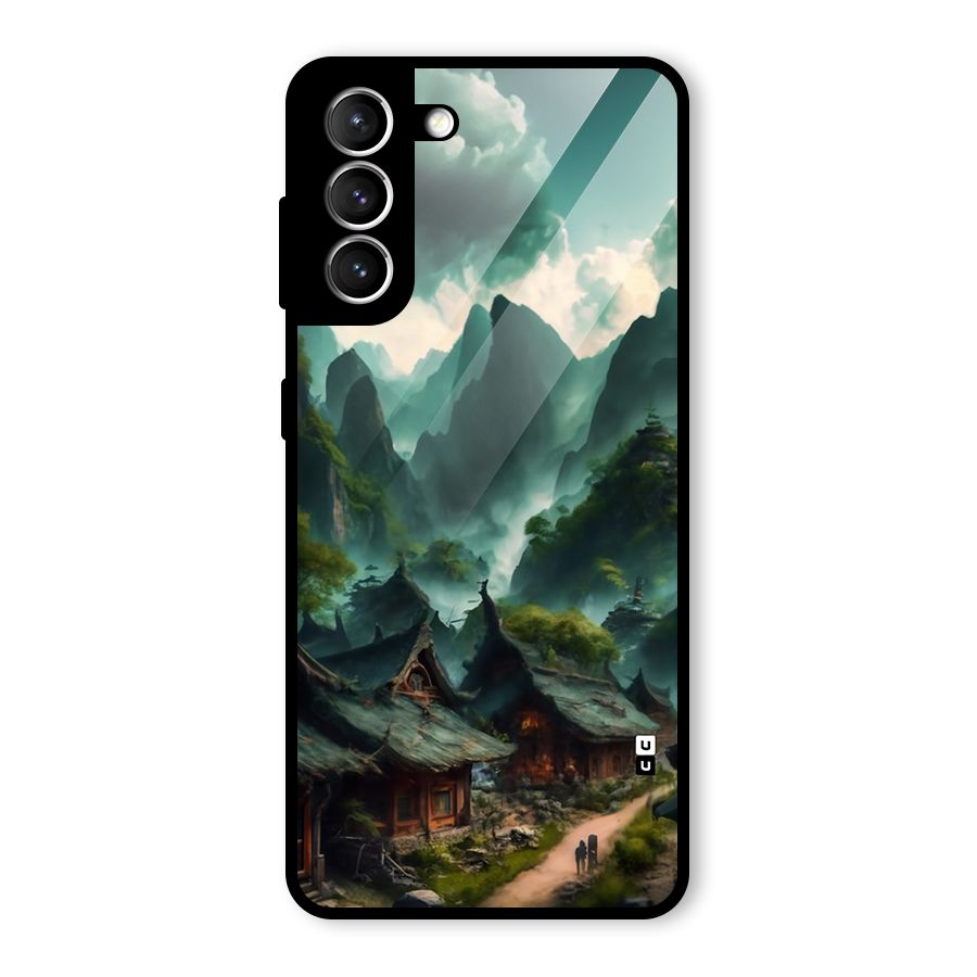 Ancient Village Glass Back Case for Galaxy S21 5G