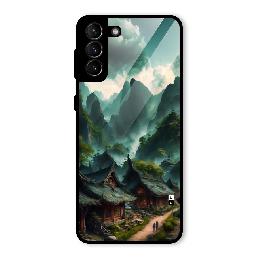 Ancient Village Glass Back Case for Galaxy S21 Plus