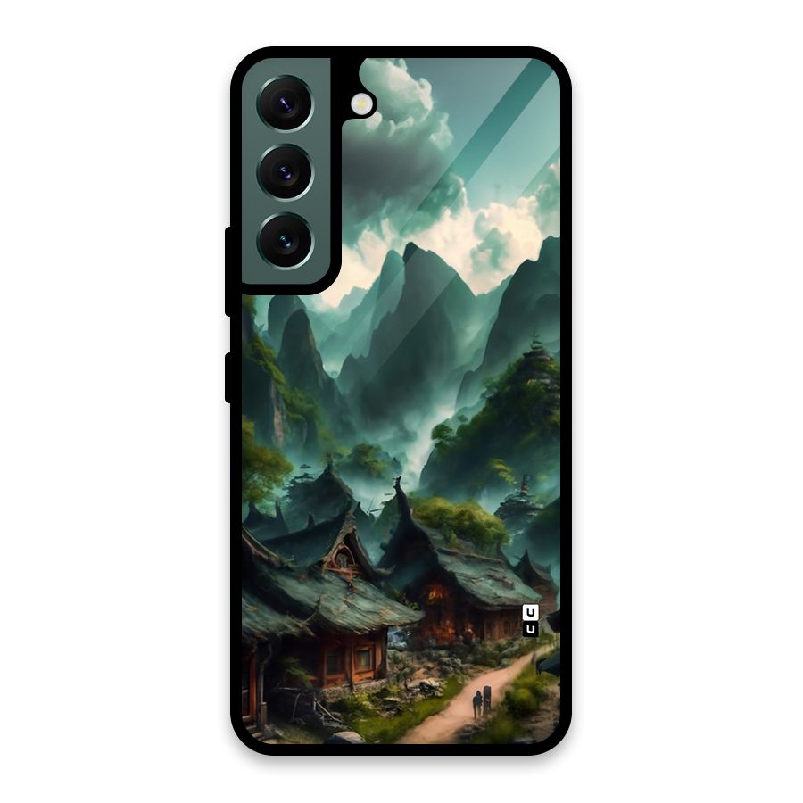 Ancient Village Glass Back Case for Galaxy S22 5G