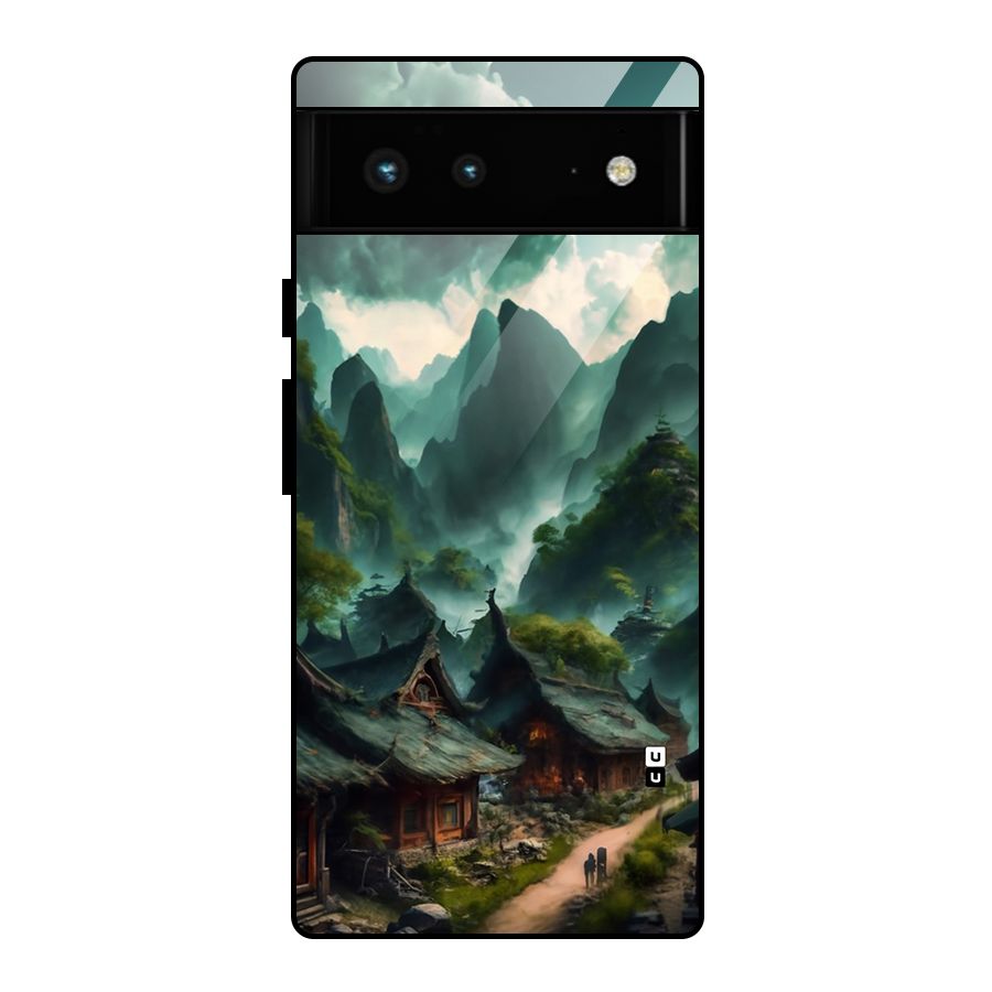 Ancient Village Glass Back Case for Google Pixel 6