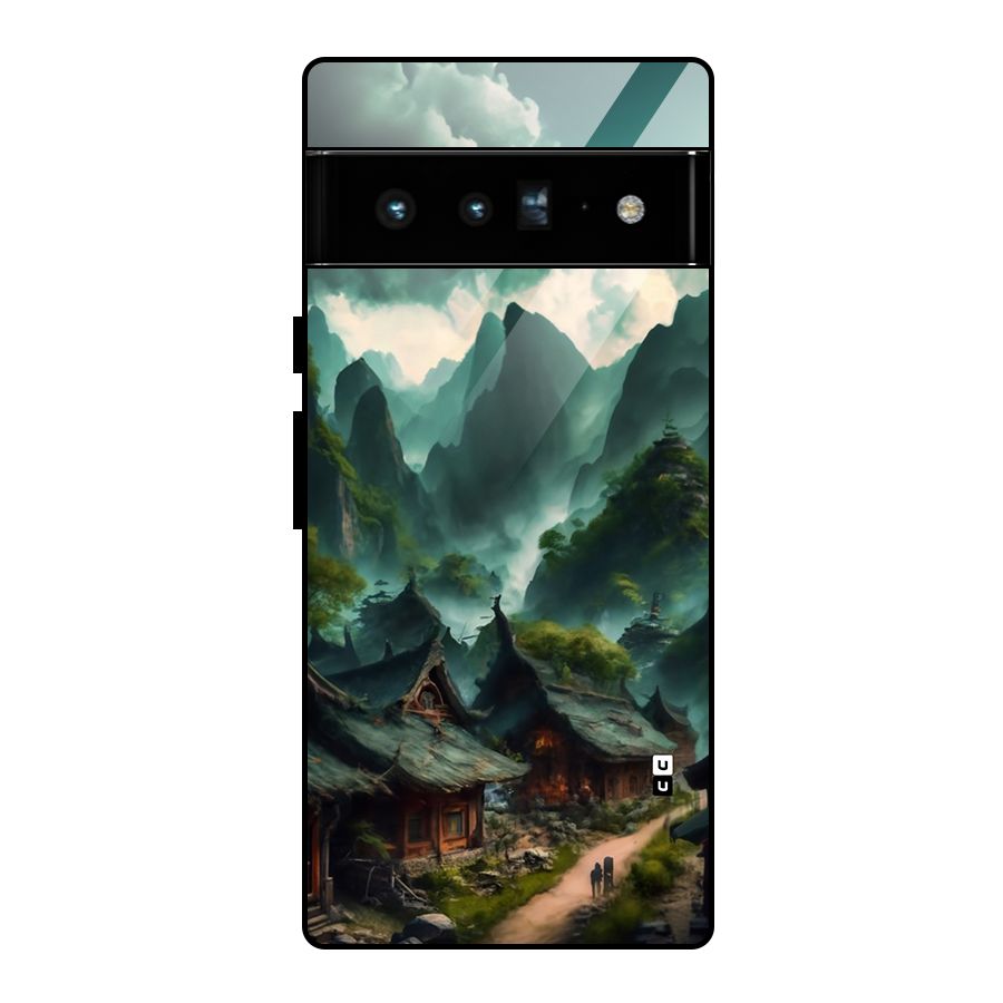 Ancient Village Glass Back Case for Google Pixel 6 Pro