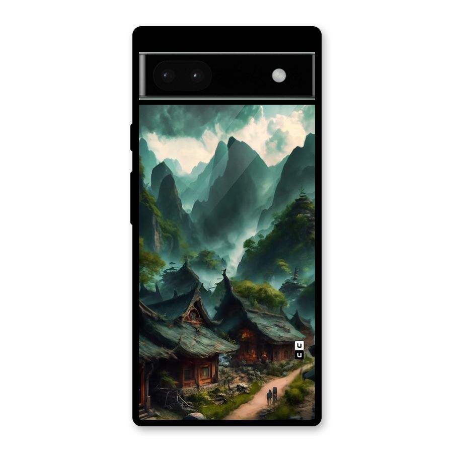 Ancient Village Glass Back Case for Google Pixel 6a