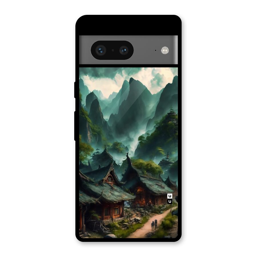 Ancient Village Glass Back Case for Google Pixel 7