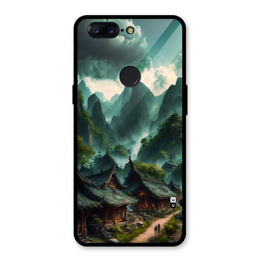 Ancient Village Glass Back Case for OnePlus 5T