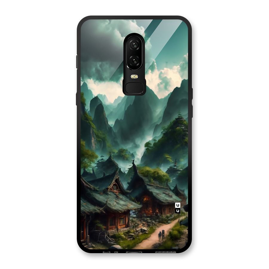 Ancient Village Glass Back Case for OnePlus 6