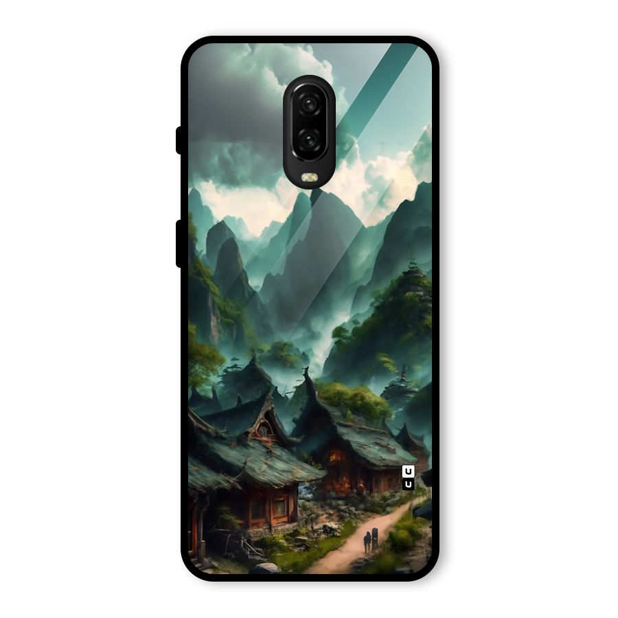Ancient Village Glass Back Case for OnePlus 6T