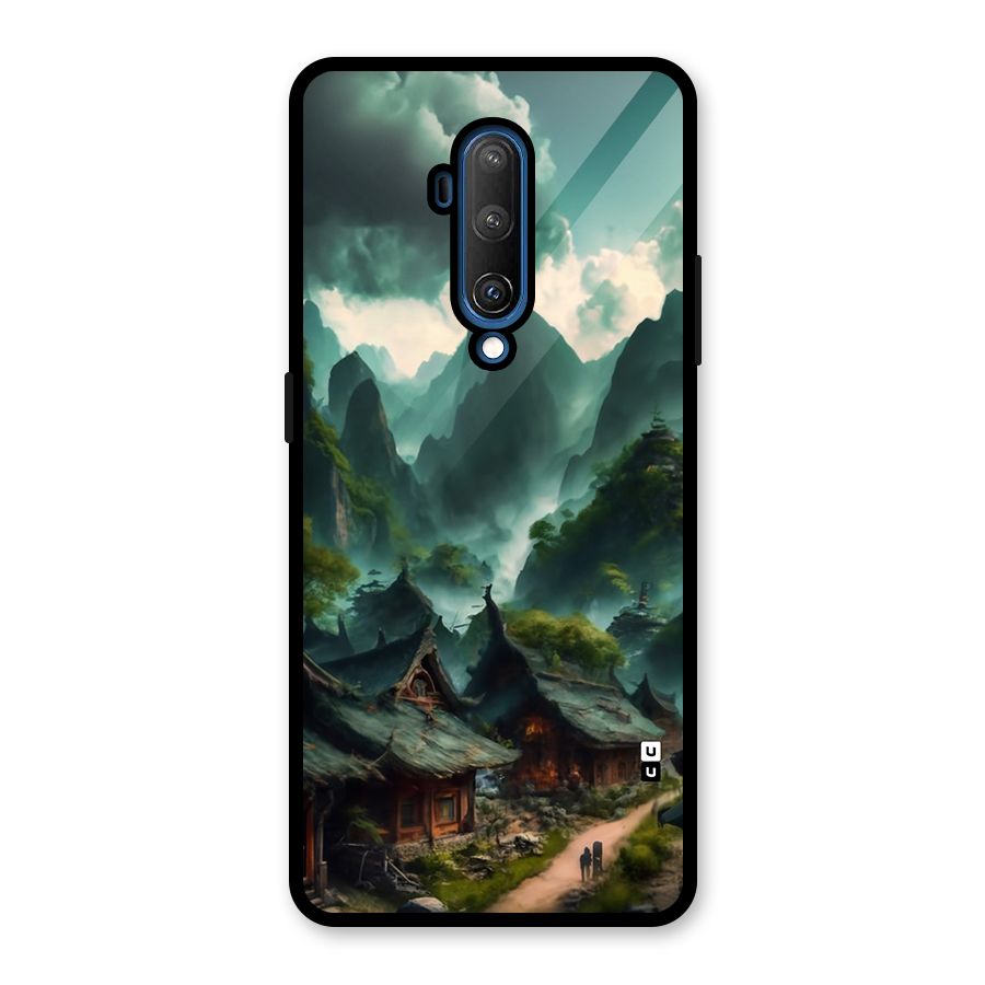 Ancient Village Glass Back Case for OnePlus 7T Pro
