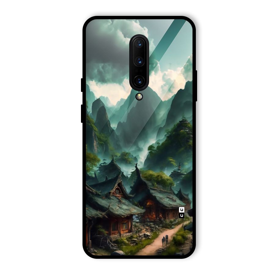Ancient Village Glass Back Case for OnePlus 7 Pro