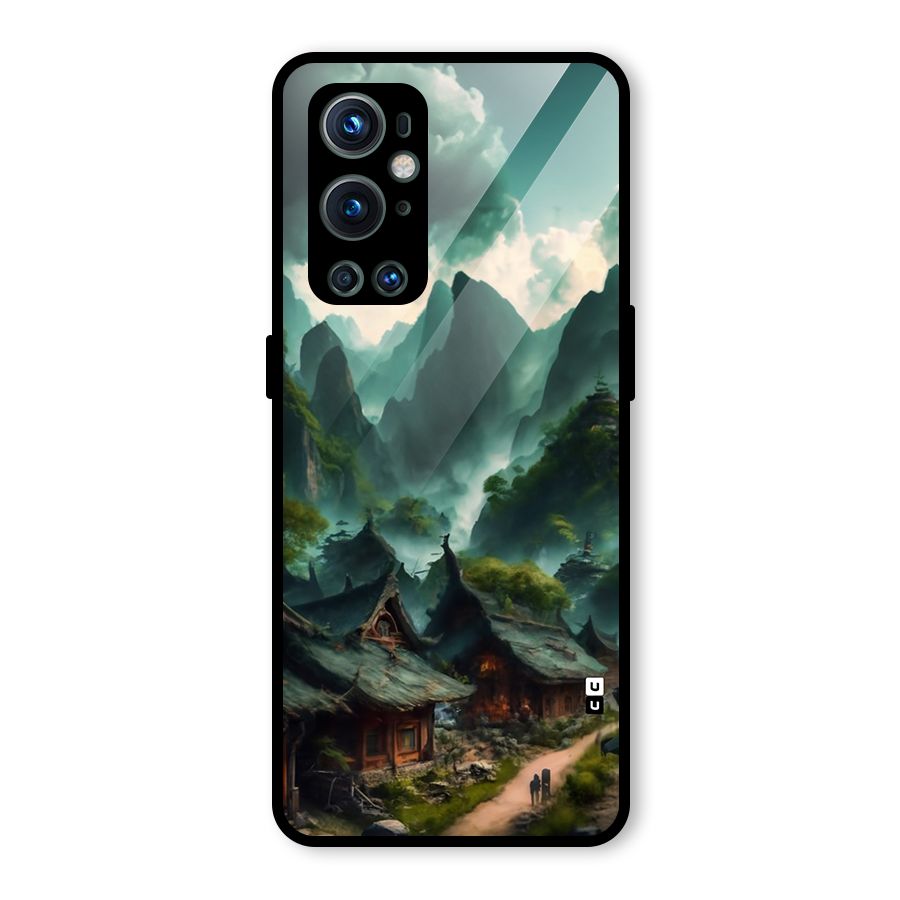 Ancient Village Glass Back Case for OnePlus 9 Pro