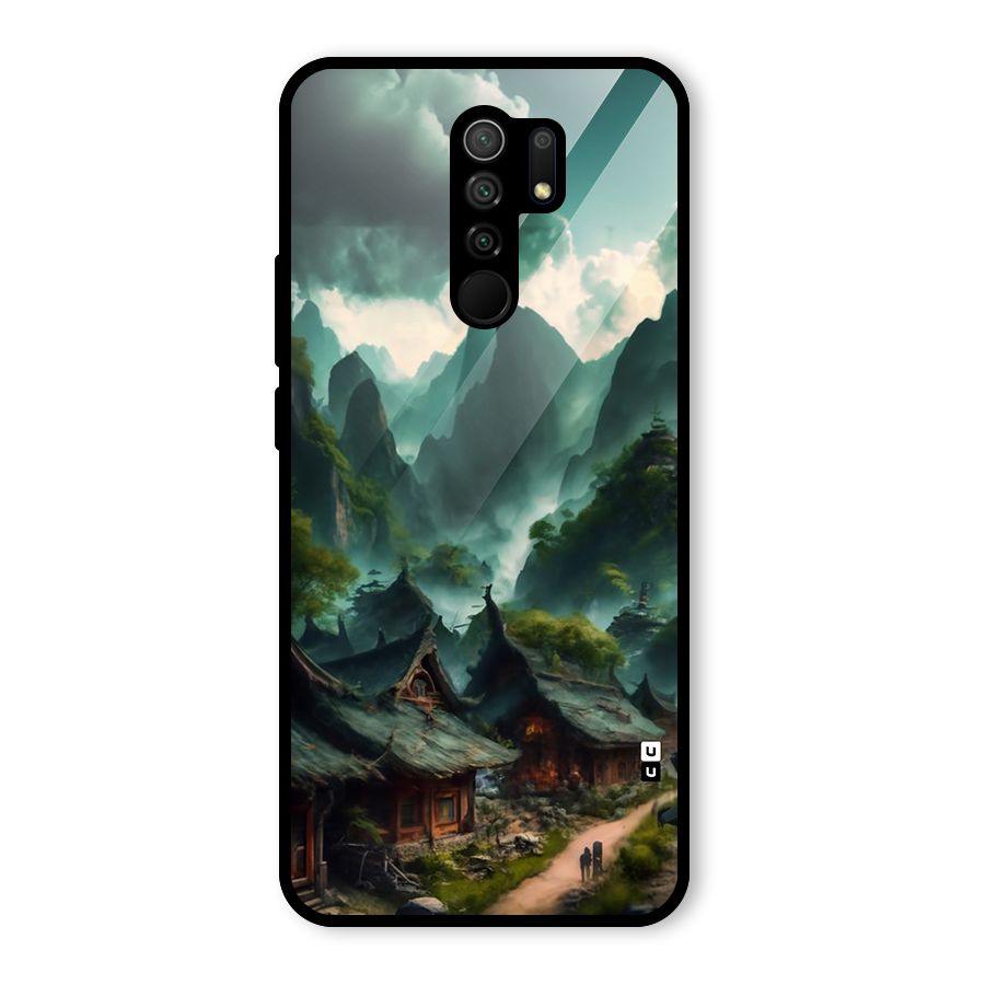 Ancient Village Glass Back Case for Poco M2