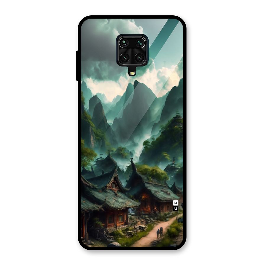 Ancient Village Glass Back Case for Poco M2 Pro