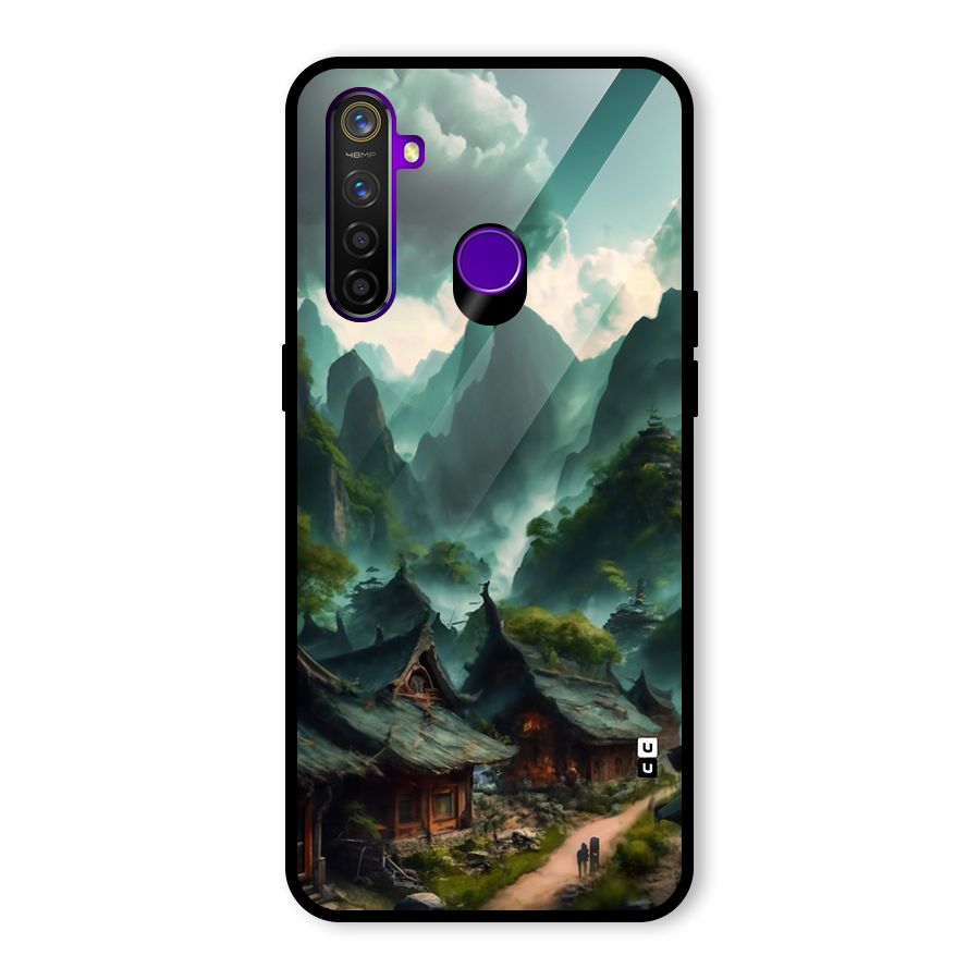 Ancient Village Glass Back Case for Realme 5 Pro