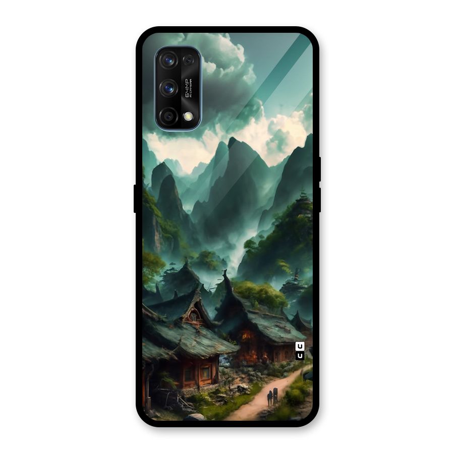 Ancient Village Glass Back Case for Realme 7 Pro
