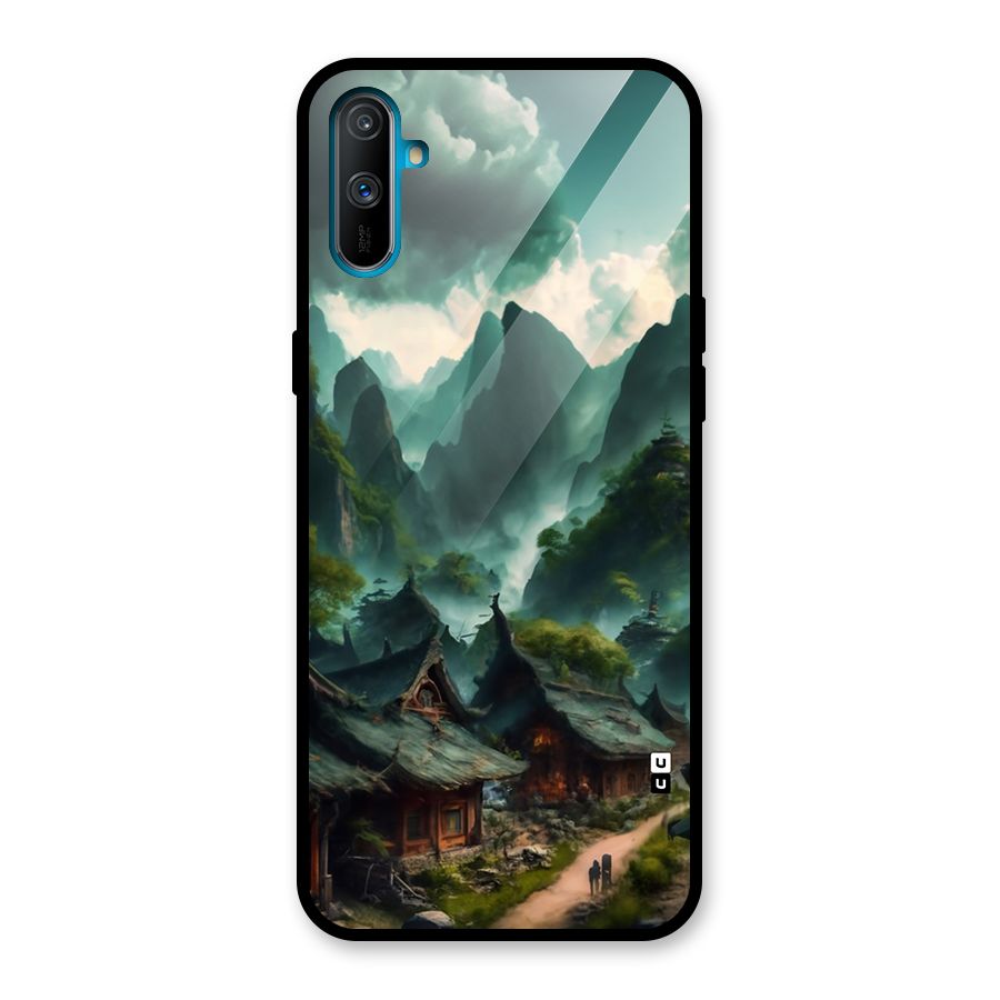 Ancient Village Glass Back Case for Realme C3