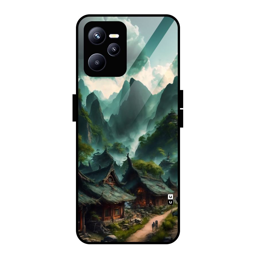 Ancient Village Glass Back Case for Realme C35