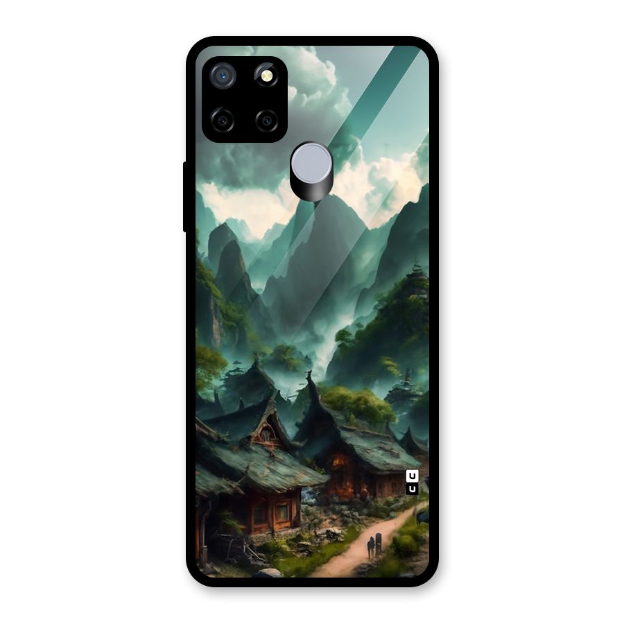 Ancient Village Glass Back Case for Realme Narzo 30A