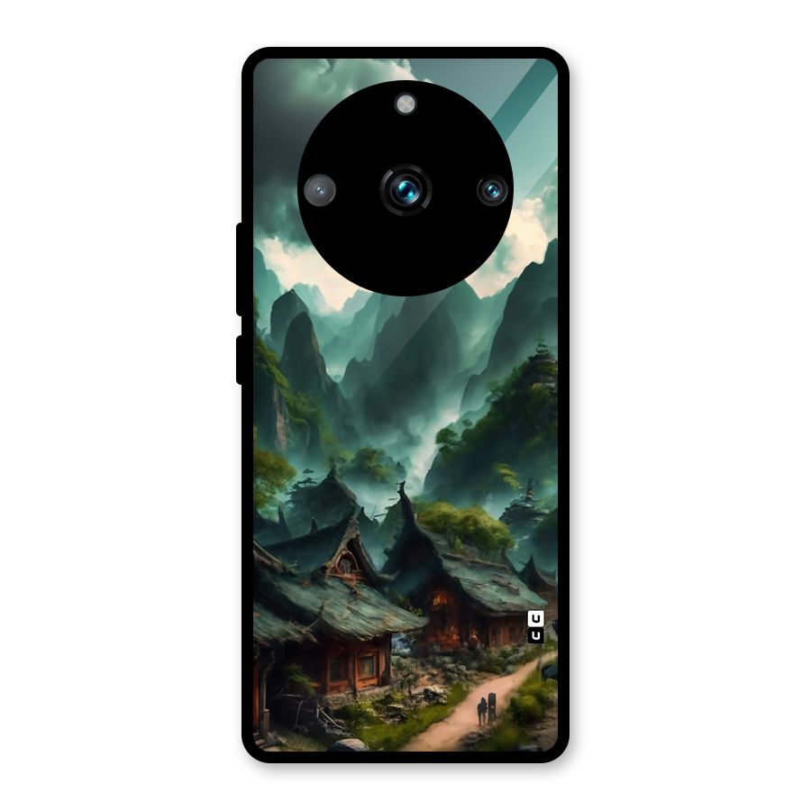 Ancient Village Glass Back Case for Realme Narzo 60 Pro
