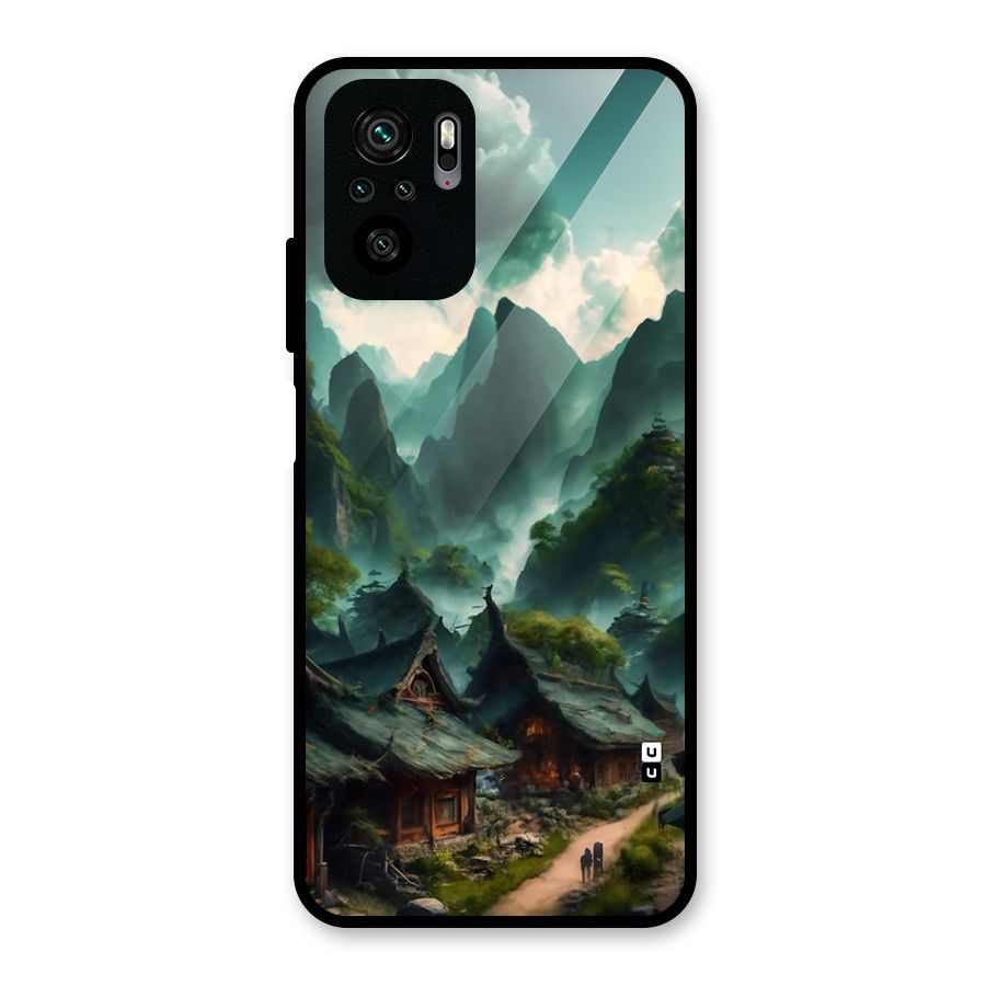 Ancient Village Glass Back Case for Redmi Note 11 SE