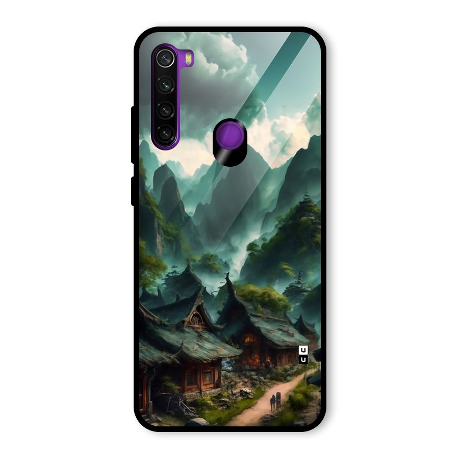 Ancient Village Glass Back Case for Redmi Note 8