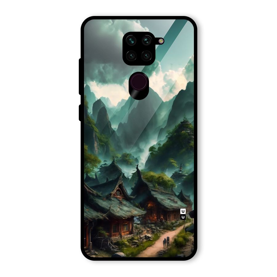 Ancient Village Glass Back Case for Redmi Note 9