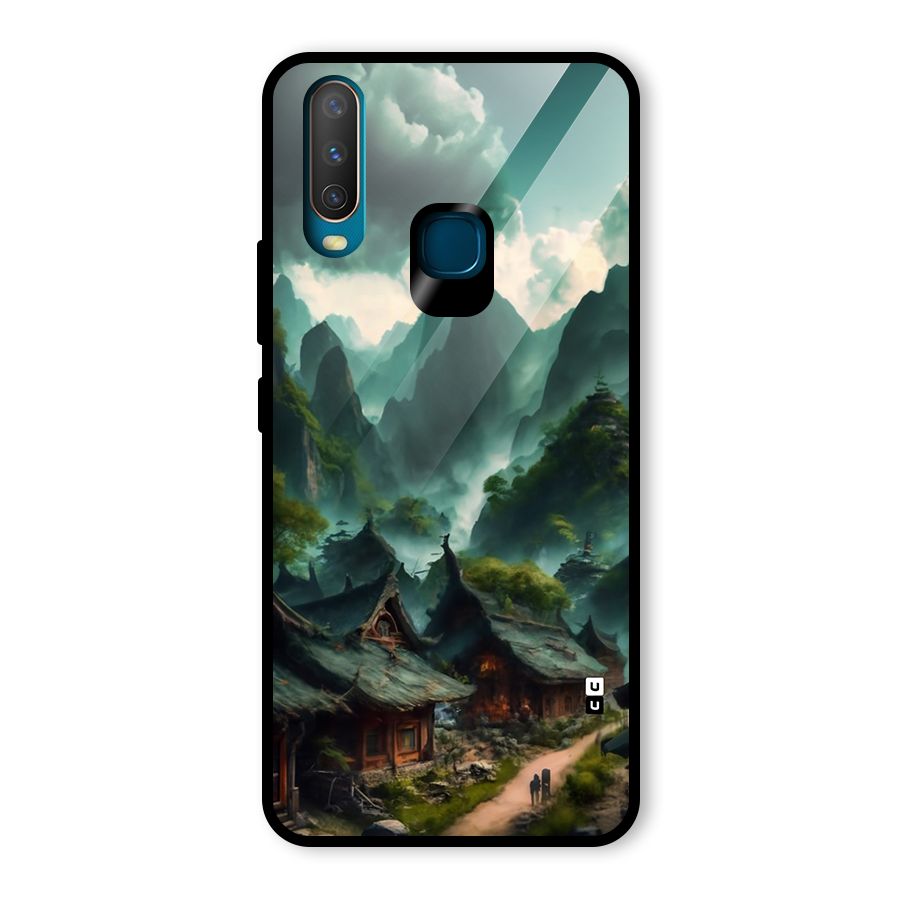 Ancient Village Glass Back Case for Vivo U10