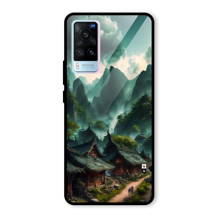 Ancient Village Glass Back Case for Vivo X60