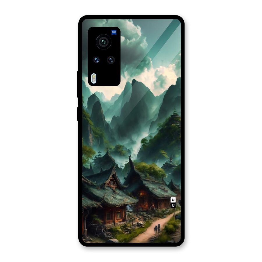 Ancient Village Glass Back Case for Vivo X60 Pro