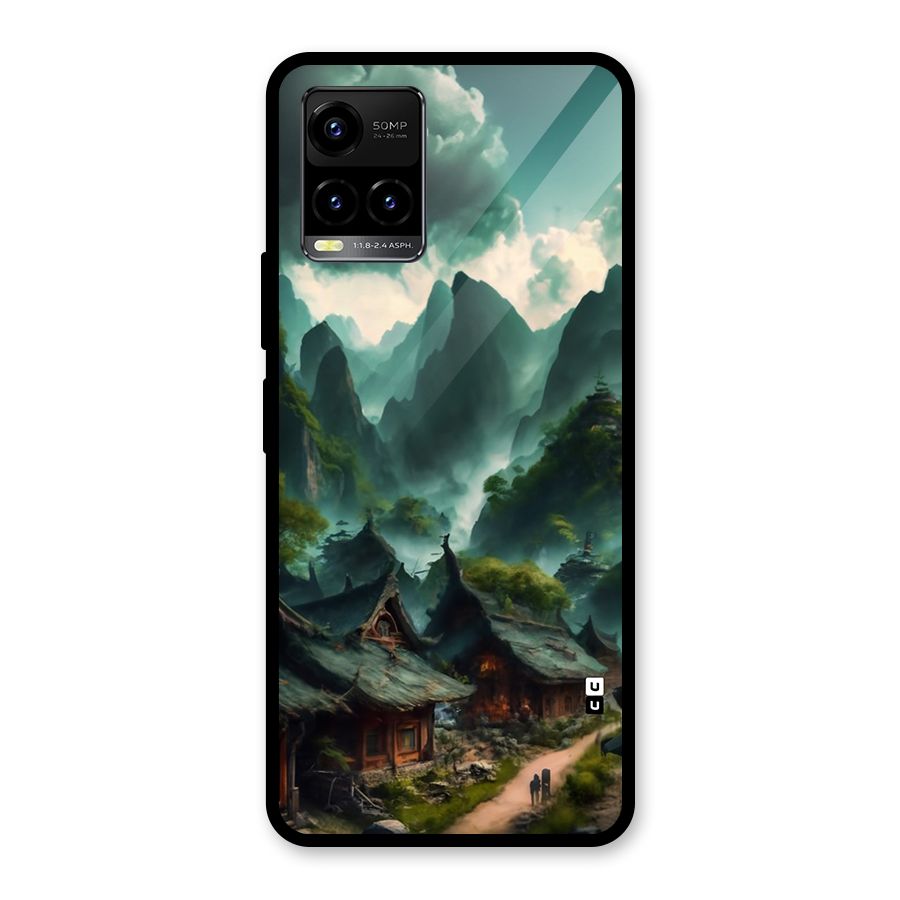 Ancient Village Glass Back Case for Vivo Y21T