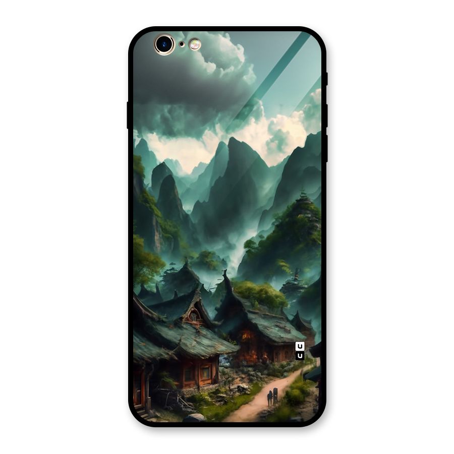 Ancient Village Glass Back Case for iPhone 6 Plus 6S Plus