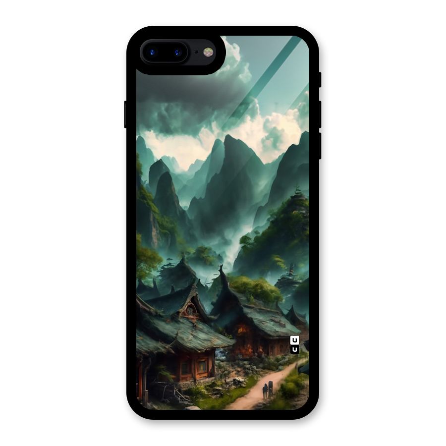 Ancient Village Glass Back Case for iPhone 7 Plus