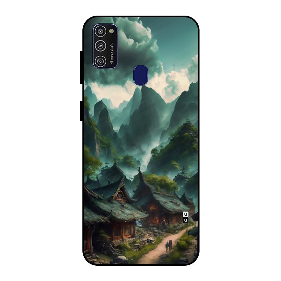 Ancient Village Metal Back Case for Galaxy M21
